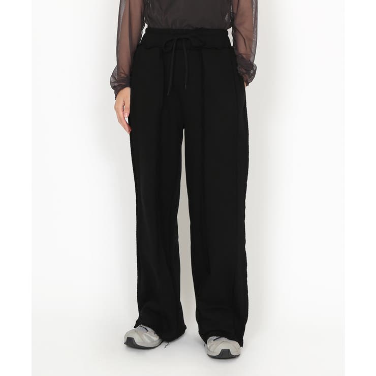 新品⬛︎YONFA パリススウェット Y-3 ワイスリー 裾ロゴ ベルベット スウェット クルーネック