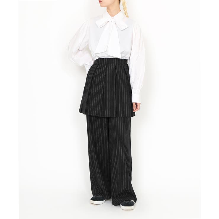 ピンストライプボックスプリーツミニスカート | PUNYUS  | 詳細画像11 