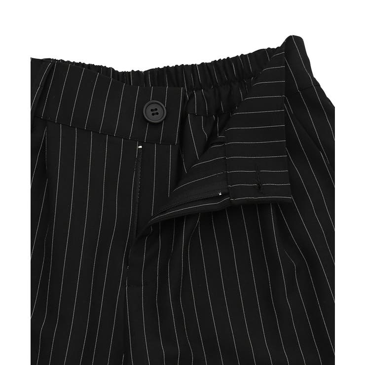 CULLNI /24SS/ ストライプタックワイドパンツ CULLNI /24SS/ ストライプタックワイドパンツ