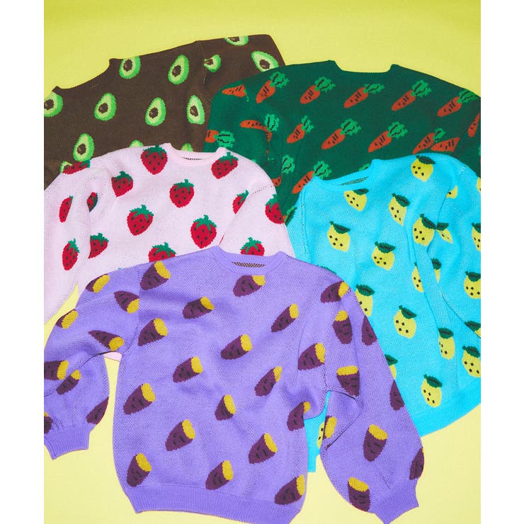 フード総柄ニット | PUNYUS  | 詳細画像21 