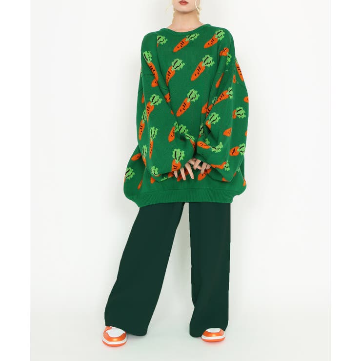 フード総柄ニット | PUNYUS  | 詳細画像13 