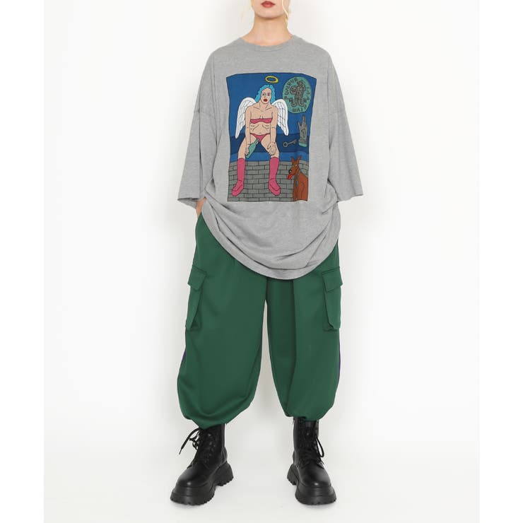 Night angel スーパービッグTシャツ | PUNYUS  | 詳細画像7 