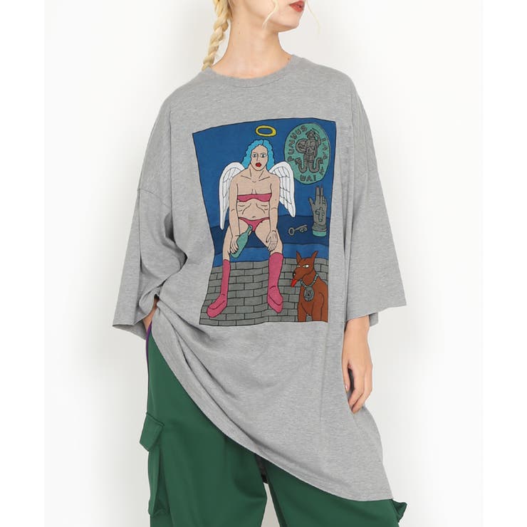 Night angel スーパービッグTシャツ | PUNYUS  | 詳細画像6 