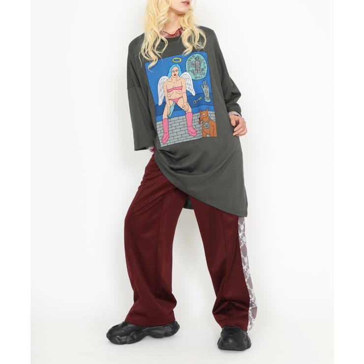 Night angel スーパービッグTシャツ | PUNYUS  | 詳細画像3 