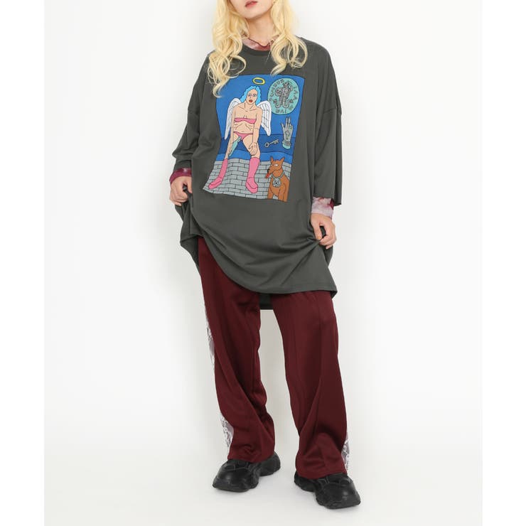 Night angel スーパービッグTシャツ | PUNYUS  | 詳細画像2 