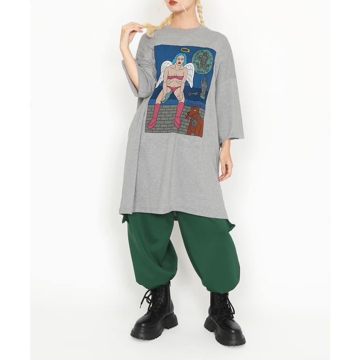 Night angel スーパービッグTシャツ | PUNYUS  | 詳細画像8 