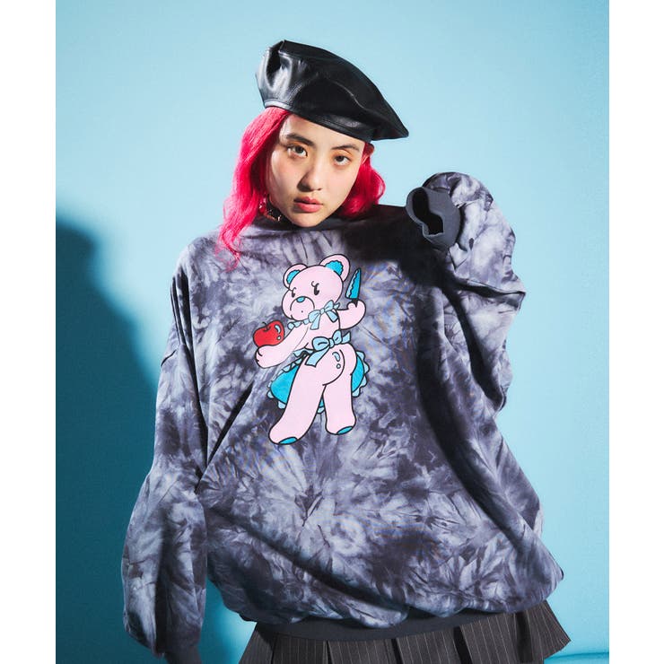 タイダイベアビッグスウェット[品番：PNYW0004653]｜PUNYUS （プニュズ