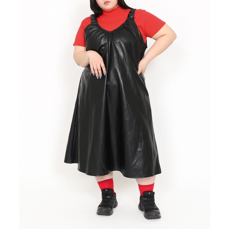 合皮2WAYワンピース | PUNYUS  | 詳細画像10 