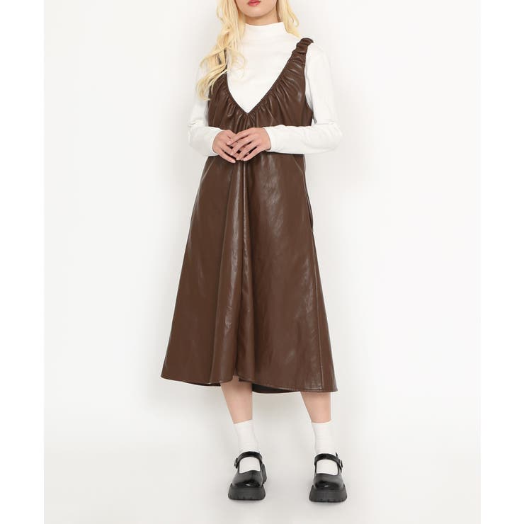 合皮2WAYワンピース | PUNYUS  | 詳細画像5 