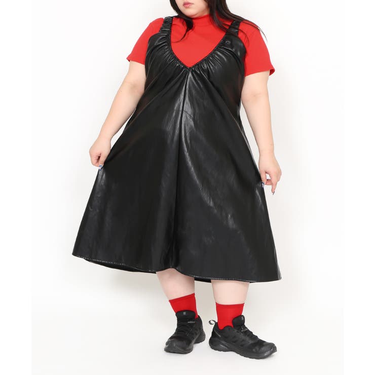 合皮2WAYワンピース | PUNYUS  | 詳細画像13 