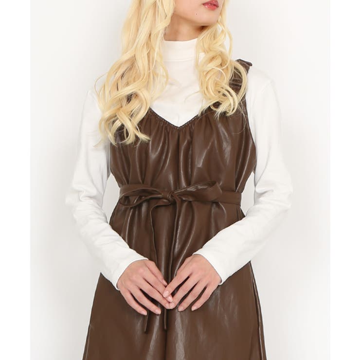 合皮2WAYワンピース | PUNYUS  | 詳細画像3 