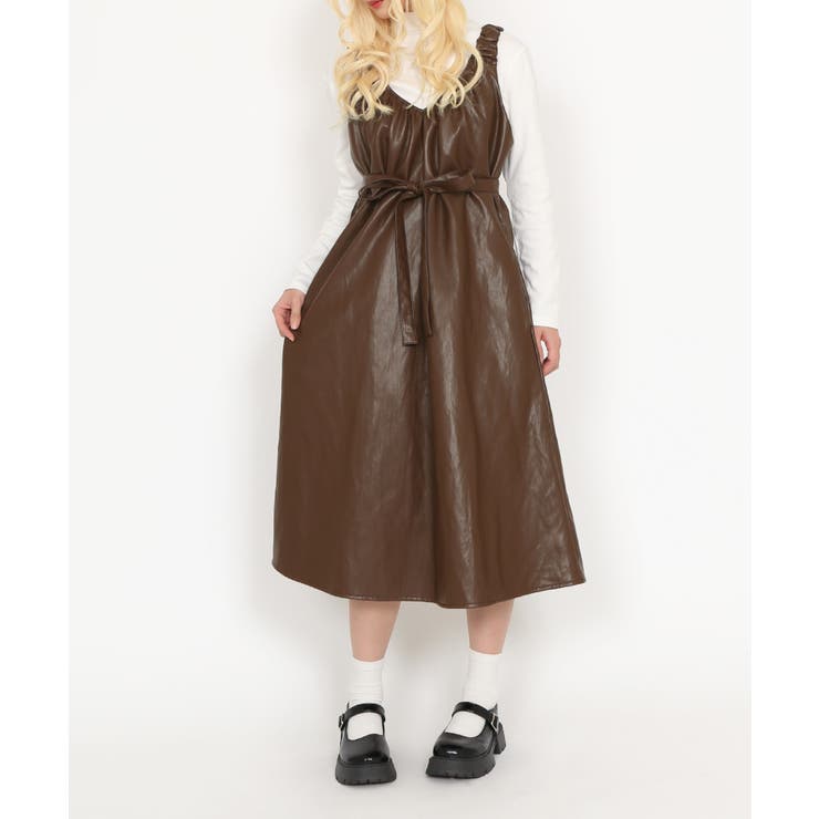 合皮2WAYワンピース | PUNYUS  | 詳細画像2 