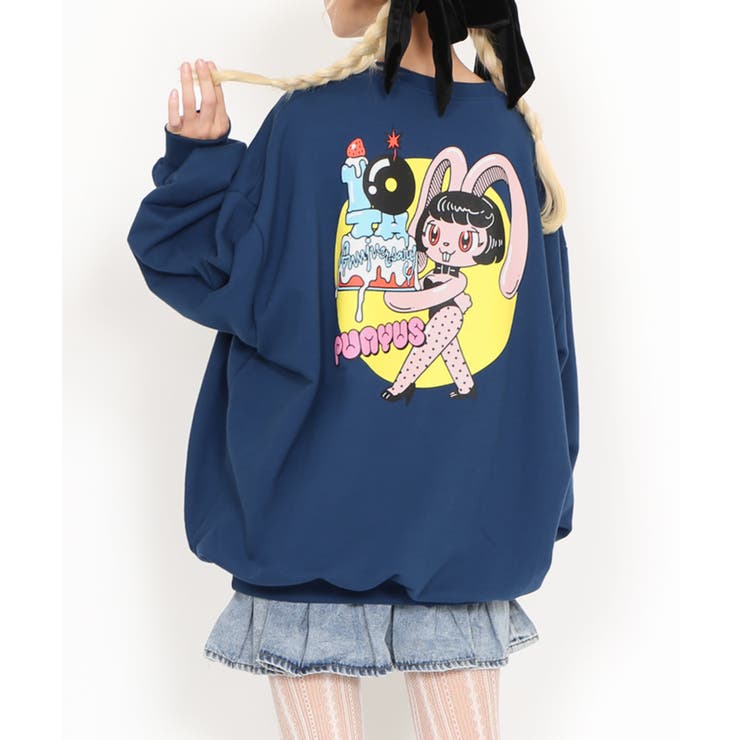 【コメント者】2点分PUNYUS 10th トレーナー 10th rabbitビッグスウェット[品番：PNYW0004699]｜PUNYUS