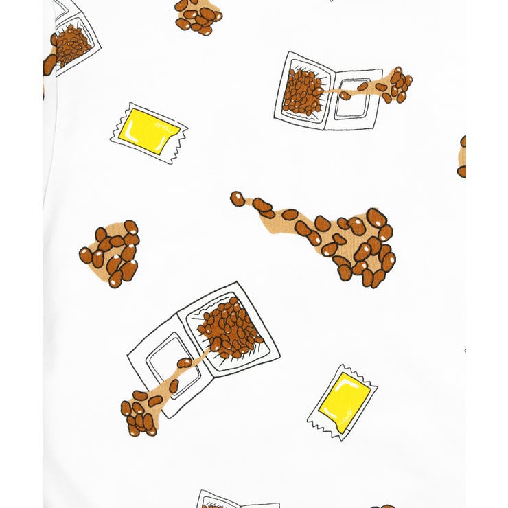 フード総柄スウェット(NATTO_YAKINIKU_ONIGIRI） | PUNYUS  | 詳細画像14 