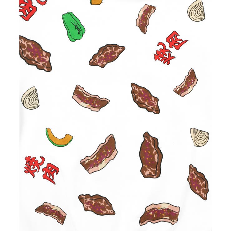 フード総柄スウェット(NATTO_YAKINIKU_ONIGIRI） | PUNYUS  | 詳細画像16 