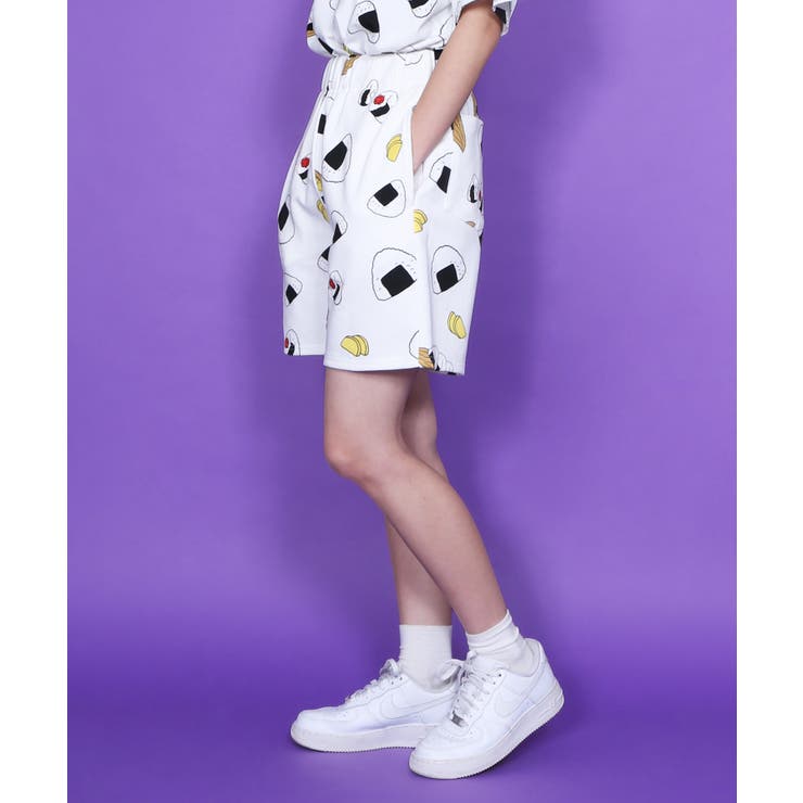 フード総柄スウェットショーパン | PUNYUS  | 詳細画像3 