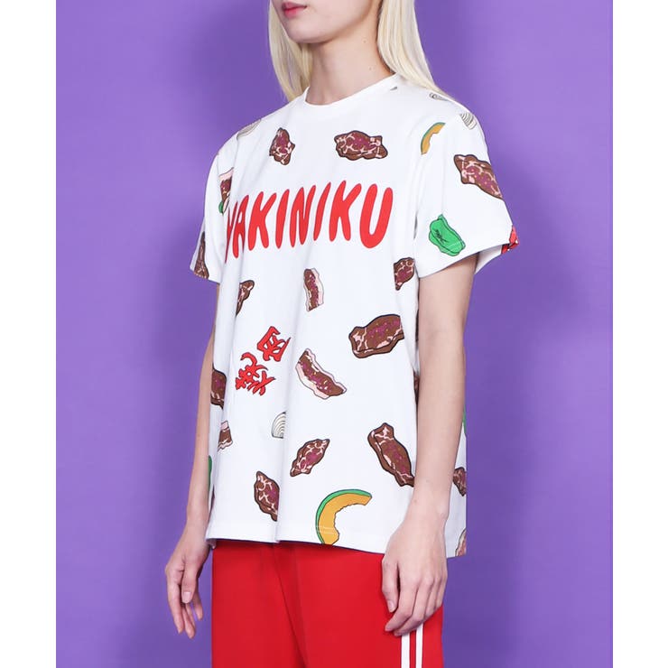 フード総柄Tシャツ | PUNYUS  | 詳細画像6 