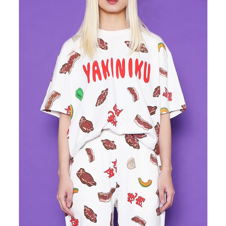 フード総柄Tシャツ[品番：PNYW0004551]｜PUNYUS （プニュズ）の