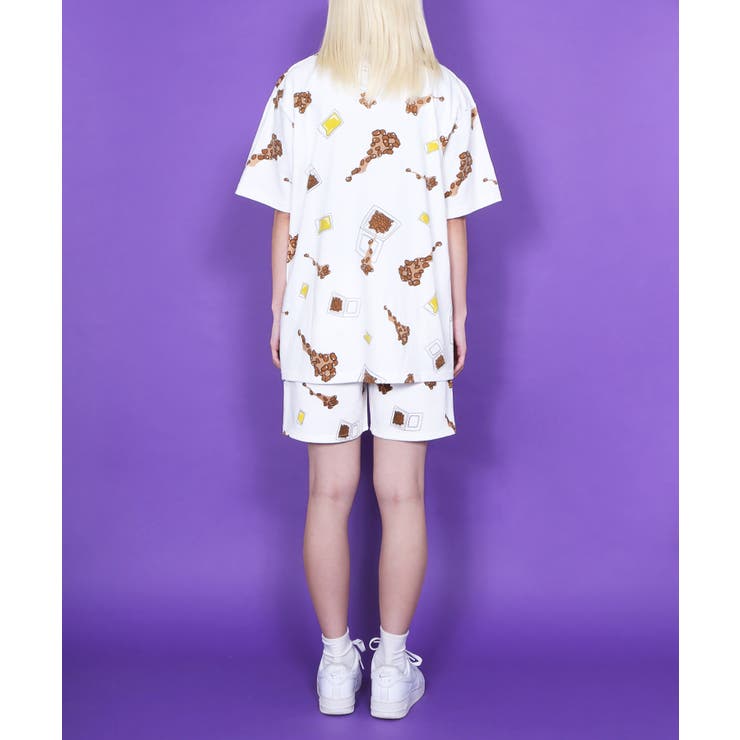 フード総柄Tシャツ | PUNYUS  | 詳細画像14 