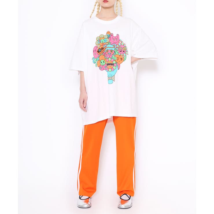 PUNYUS 10th anniversaryブーケビッグTシャツ 3 PUNYUS tシャツ 10th anniversaryブーケビッグTシャツ