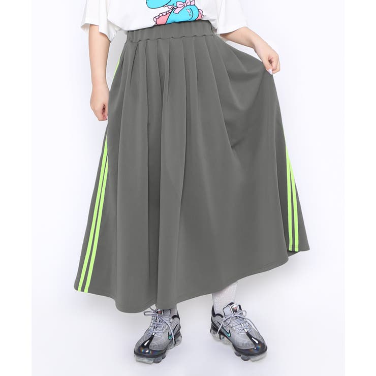 ジャージフレアロングスカート[品番：PNYW0004570]｜PUNYUS （プニュズ