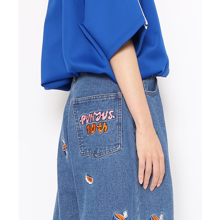 デニムバギーパンツ[商品：PN22AW-019] - PUNYUS Online Store