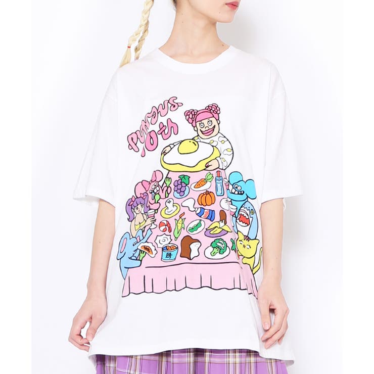正規 PUNYUS familyビッグTシャツ[品番：PNYW0004572]｜PUNYUS トップス