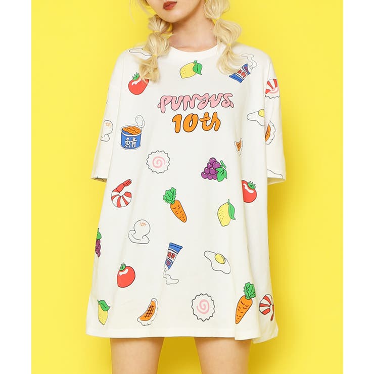 10th anniversary総柄ビッグロンT（Tシャツ/カットソー