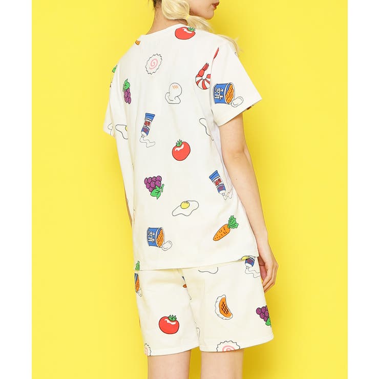 10th anniversary総柄Tシャツ[品番：PNYW0004566]｜PUNYUS