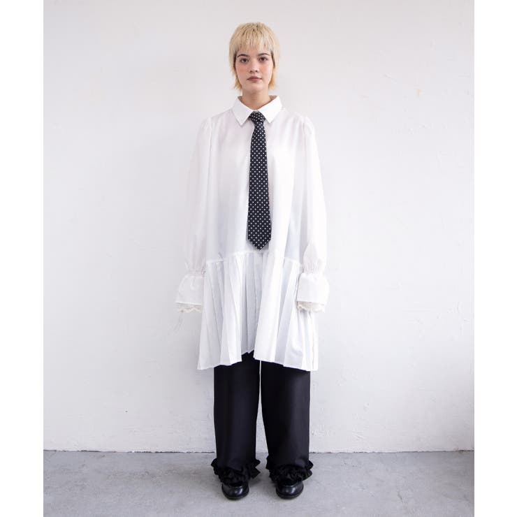 プリーツヘムシャツワンピース | PUNYUS  | 詳細画像11 