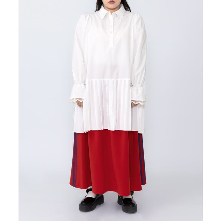 プリーツヘムシャツワンピース | PUNYUS  | 詳細画像16 