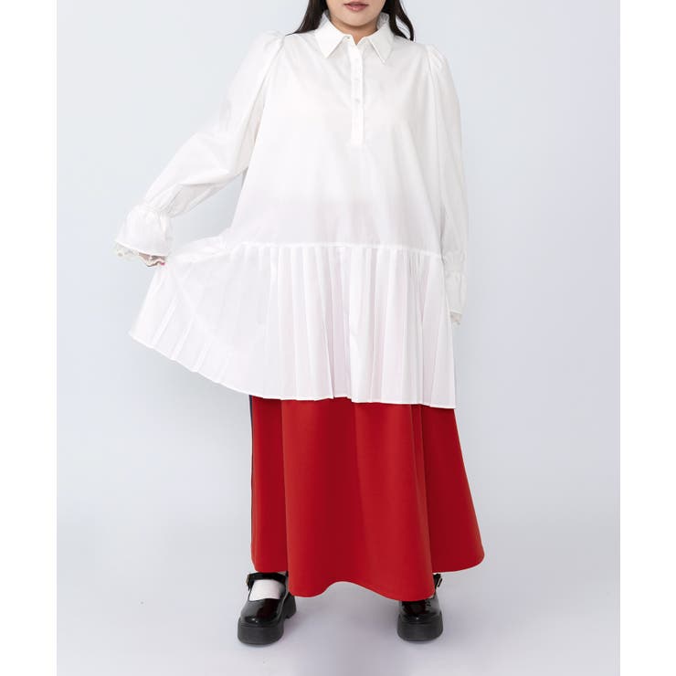 プリーツヘムシャツワンピース | PUNYUS  | 詳細画像15 