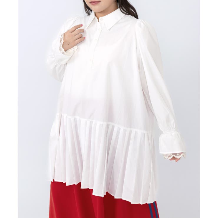 プリーツヘムシャツワンピース | PUNYUS  | 詳細画像14 