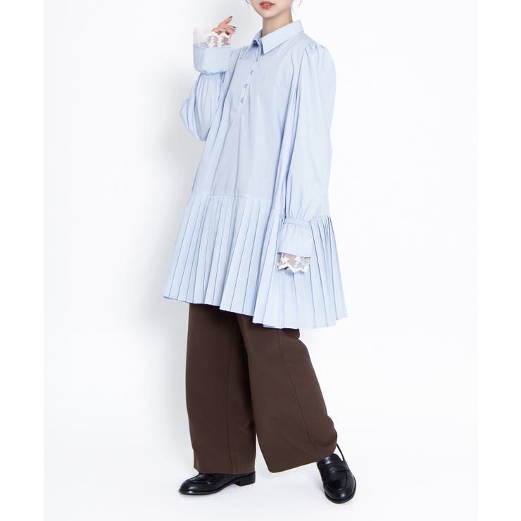 プリーツヘムシャツワンピース | PUNYUS  | 詳細画像2 