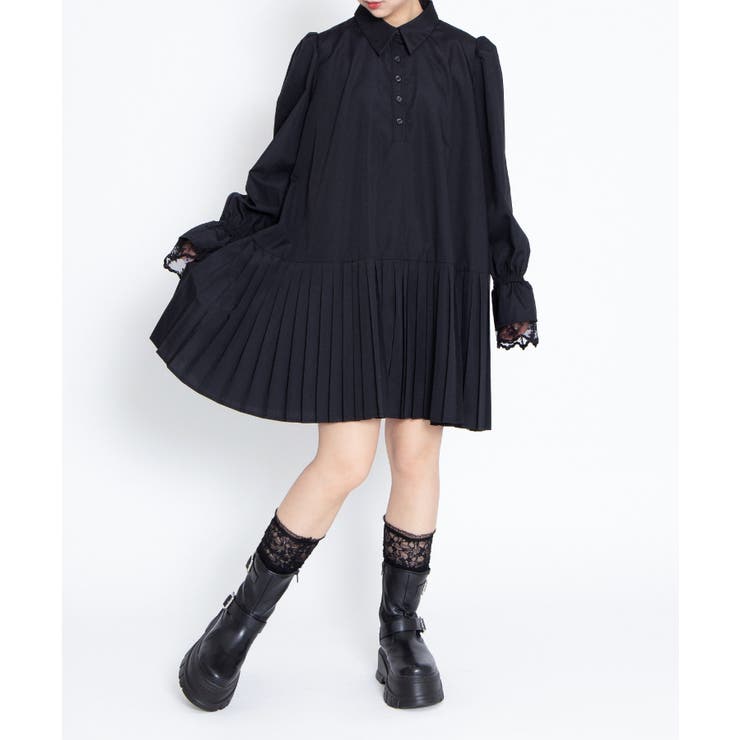 プリーツヘムシャツワンピース | PUNYUS  | 詳細画像5 