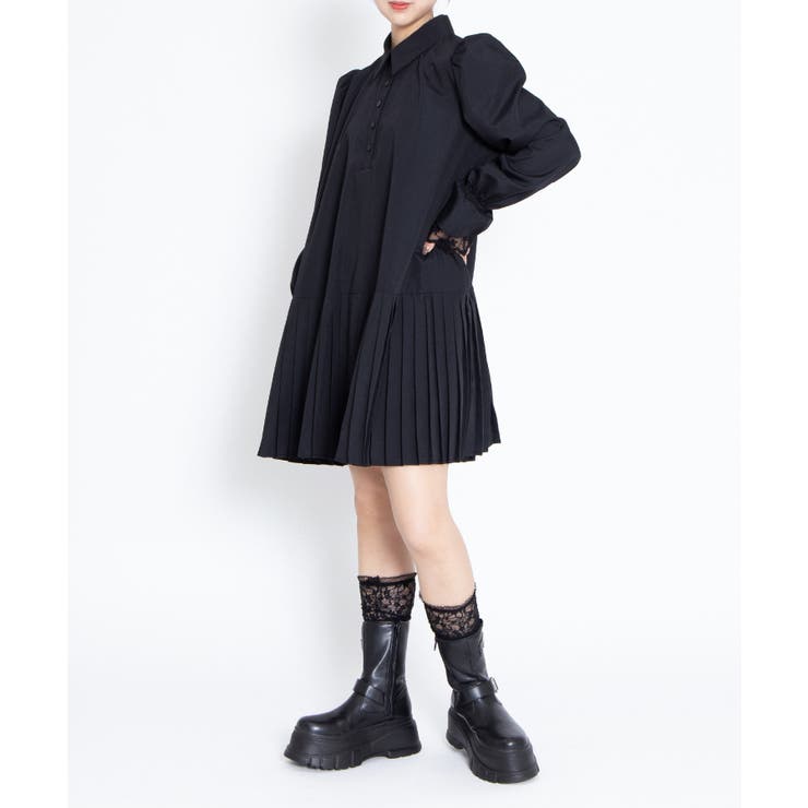 プリーツヘムシャツワンピース | PUNYUS  | 詳細画像7 