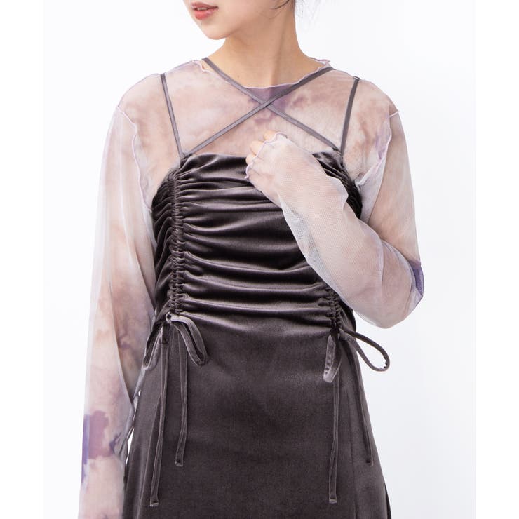 ドロストベロアキャミワンピース | PUNYUS  | 詳細画像4 