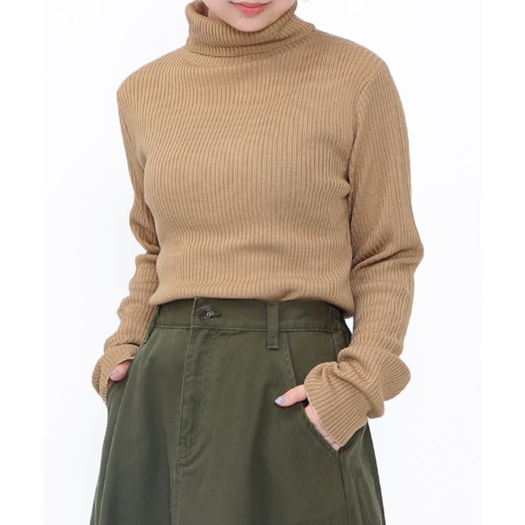 リブタートルネックニット | PUNYUS  | 詳細画像1 