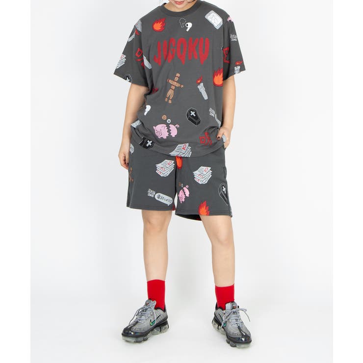 【新サイズ】天国と地獄総柄Tシャツ | PUNYUS  | 詳細画像5 