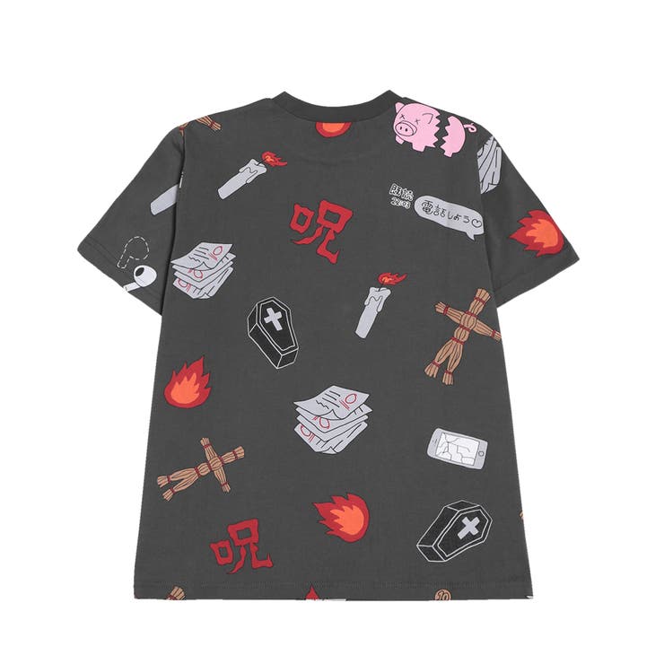 【新サイズ】天国と地獄総柄Tシャツ | PUNYUS  | 詳細画像18 