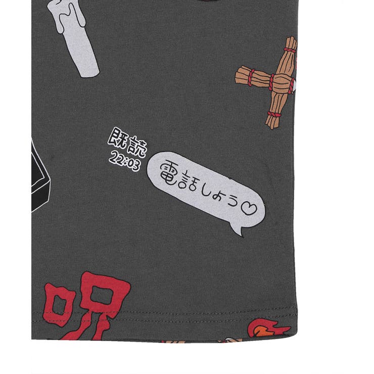 【新サイズ】天国と地獄総柄Tシャツ | PUNYUS  | 詳細画像17 