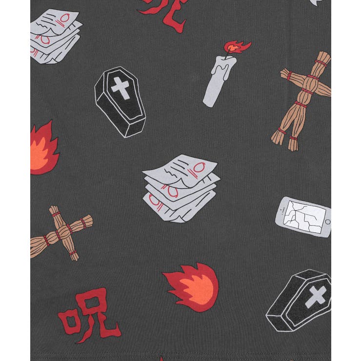 【新サイズ】天国と地獄総柄Tシャツ | PUNYUS  | 詳細画像19 