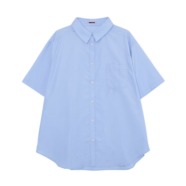 ブルー | 半袖カラーシャツ | PUNYUS 