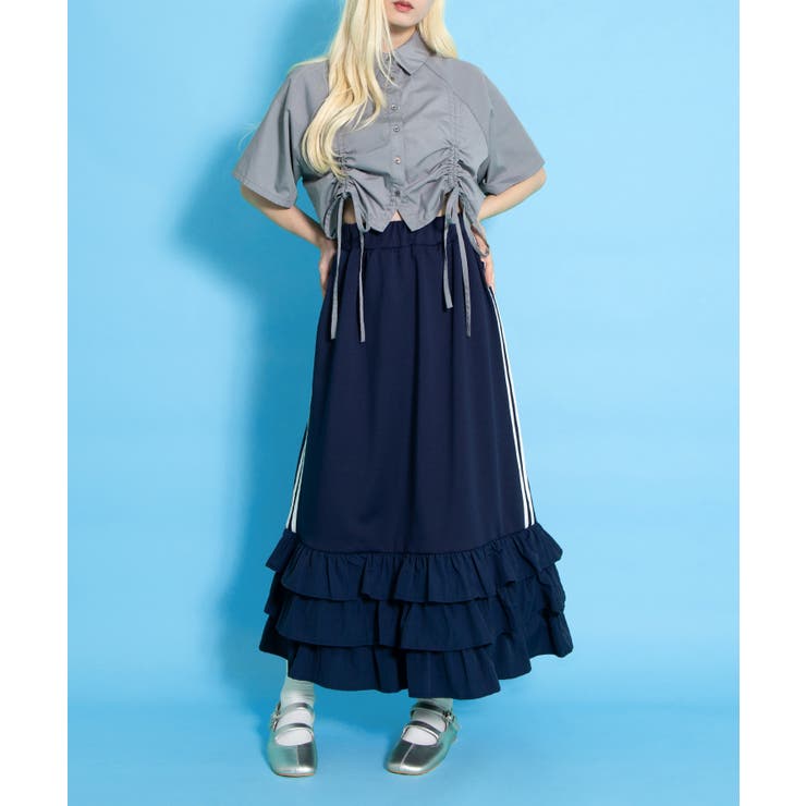 クロップド丈ドロストシャツ | PUNYUS  | 詳細画像10 