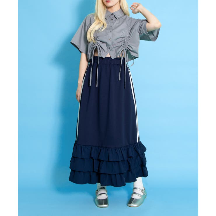 クロップド丈ドロストシャツ | PUNYUS  | 詳細画像11 