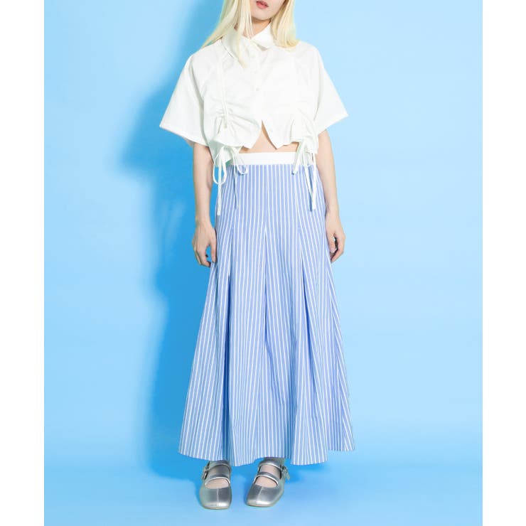 クロップド丈ドロストシャツ | PUNYUS  | 詳細画像15 