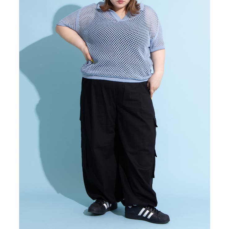 2ラインメッシュトップス | PUNYUS  | 詳細画像2 