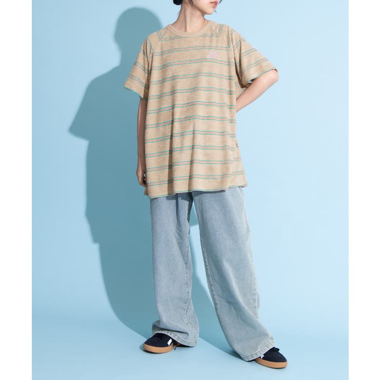 ボーダーパイルビッグＴシャツ | PUNYUS  | 詳細画像5 