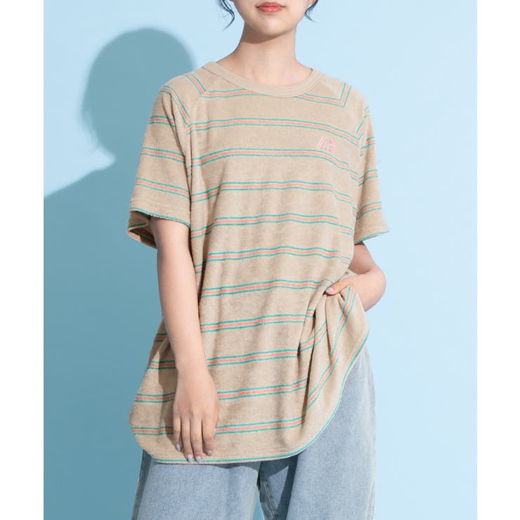 ボーダーパイルビッグＴシャツ | PUNYUS  | 詳細画像4 