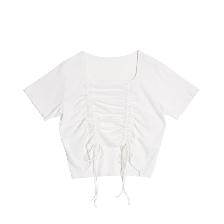 ホワイト | ドロストトップス | PUNYUS 